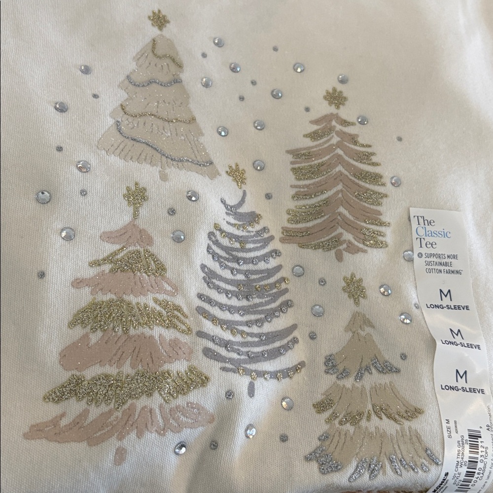 Croft & Barrow Holiday Long Sleeve Tee Shirts Set of 2 - Picture 12 of 12